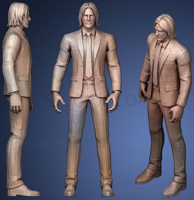 3D model John Wick (STL)